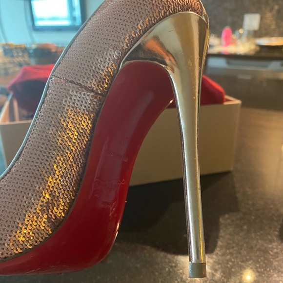 100% authentic Christian Louboutins. So kate 120 suede unicorn (sequence) - Picture 5 of 5